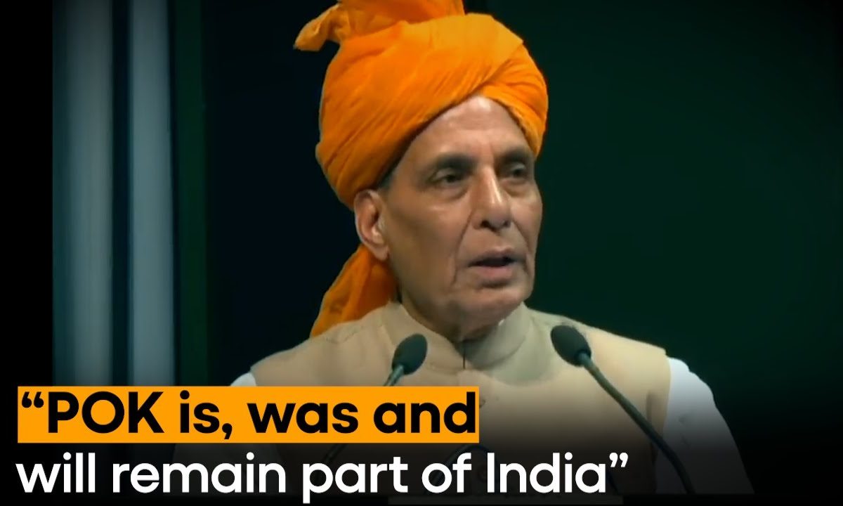 Rajnath Singh Urges PoK Residents to Join India